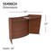 Linea Italia ADA Reception Desk, Wheelchair, Kids, 55 inW x 71 inD x 30 inH, Ash 55490CH - alternate 5